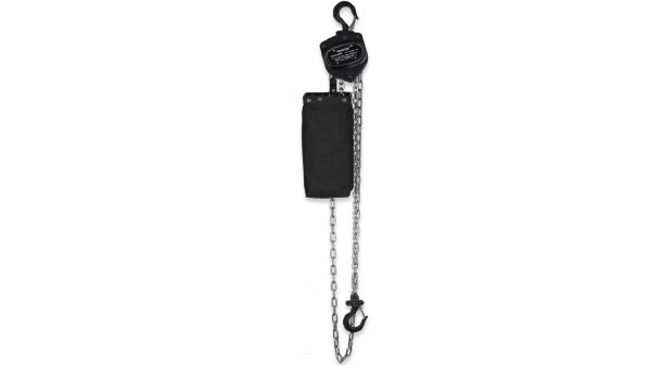 Safetex Blackline Stirnradflaschenzug, Tragfähigkeit 500 kg, Kettenlängen 10m/10m