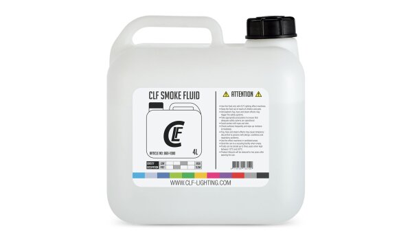 CLF Smoke-Fluid 4,0l für the CLF EF SMOKE 3100 & CLF EF SMOKE 1500 MOQ 4PCS