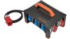 Brennenstuhl professional Gummi-Stromverteiler / Stromverteiler mit 2m Kabel H07RN-F 5G6,0 und 32A CEE-Stecker - 9150320060