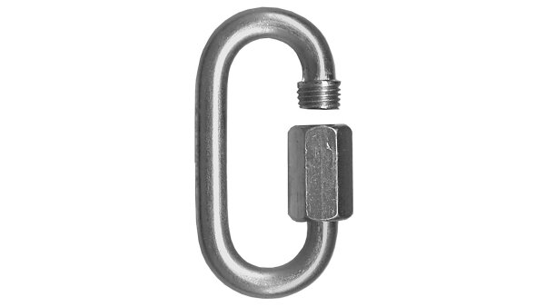 Quick-Link 10mm for mounting chain bag to hand hoist